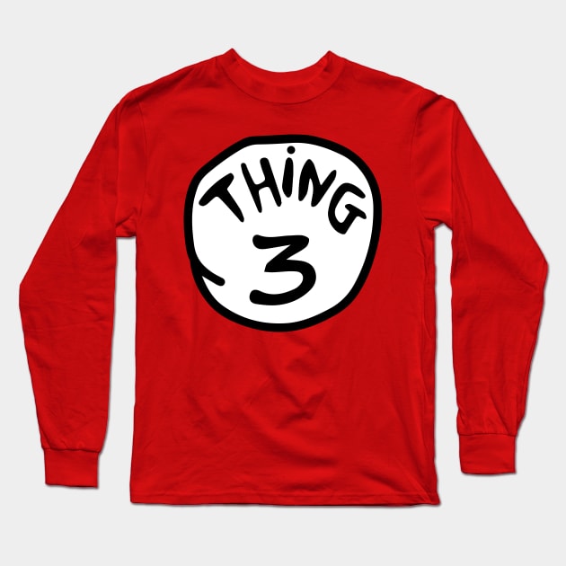 THING 3 Long Sleeve T-Shirt by archila